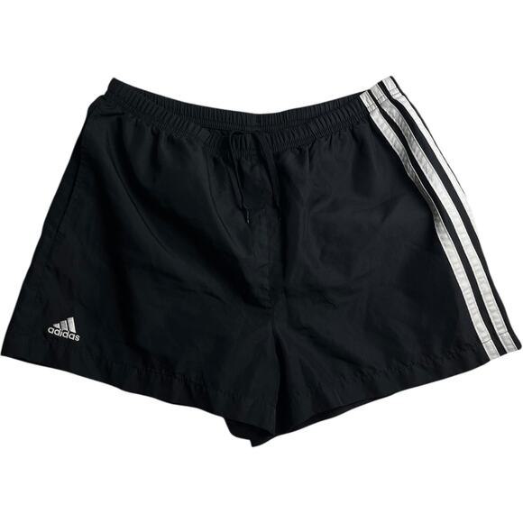 Adidas Black 3-Stripes Athletic Shorts - Picture 1 of 3